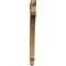 Ekena Millwork Legacy Arts & Crafts Smooth Bracket, Western Red Cedar, 3 1/2"W x 44"D x 48"H BKT04X44X48LEC03SWR - alternate 3